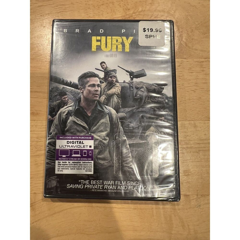 Fury (DVD, 2014) Brand‎ New